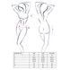 Комплект белья Passion RAMONA SET XXL/XXXL, black, лиф, стринги, широкий пояс с оборкой EL13403 фото 5