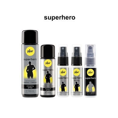 Спрей-пролонгатор pjur Superhero Strong Spray 20 ml, с экстрактом имбиря, без анестетиков PJ12920 фото