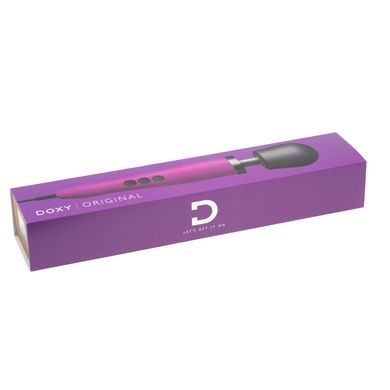 Вибромассажер DOXY Original Purple, очень мощный, питание 220В, пульсирующие вибрации SO1430 фото