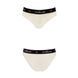 Трусики с широкой резинкой и кружевом Passion PS001 PANTIES M, ecru SO4164 фото 4