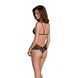 Боди Passion AMBERLY BODY black, S/M, открытая спина, низ стринги SX0456 фото 2