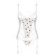 Корсет с подвязками, стринги Passion LOVELIA CORSET L/XL, white SO4768 фото 5