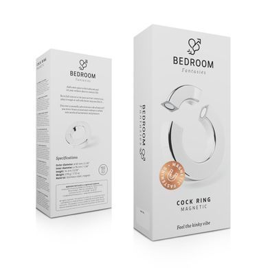 Эрекционное кольцо Bedroom Fantasies:Magnetic Cockring - Silver SX5019 фото