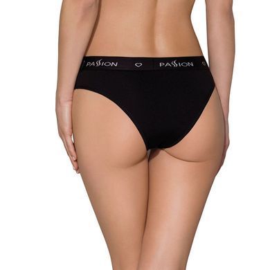 Трусики-слипы из хлопка с эластаном Passion PS004 PANTIES L, black SO4215 фото