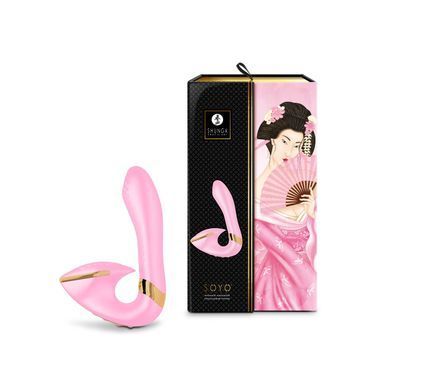 Вагинально-клиторальный вибратор Shunga Soyo Light Pink SO6907 фото