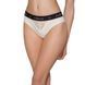 Трусики з широкою гумкою і мереживом Passion PS001 PANTIES S, ecru SO4165 фото 1