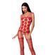 Бодистокинг Passion BS067 red, комбинезон, имитация чулок и топа на бретелях PBS067R фото 1
