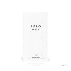 Презервативи LELO HEX Condoms Original 12 Pack, тонкі та суперміцні SX1294 фото