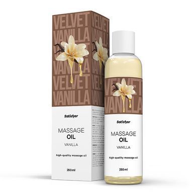 Масажна олія Satisfyer Massage Oil Vanilla 250 мл SX2707 фото