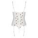 Корсет з підв'язками, стрінги Passion LOVELIA CORSET XXL/XXXL, white SO4770 фото 6