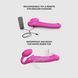Безремневой страпон с вибрацией Strap-On-Me Vibrating Fuchsia L, диаметр 3,7 см, пульт ДУ, регулируемый SX2572 фото 4