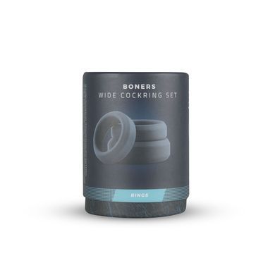Набір ерекційних кілець Boners 3 Ring kit (flat rings), 3; 3,5 та 4 см SO8845 фото