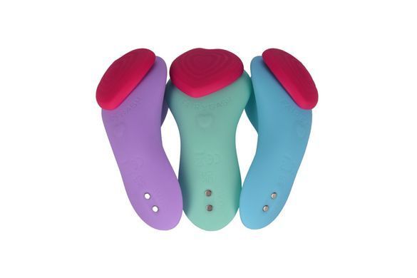 Вибратор в трусики FairyGasm HeartGem violet, на магните, пульт ДУ SX0630 фото