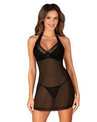 Пеньюар Obsessive Medilla chemise & thong XS/S SO9052 фото