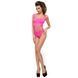 Бодістокінг Passion BS035 pink, боді, імітація топа та трусиків PBS035P фото 2