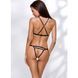 Трусики-стрінги зі стреп Passion Exclusive KELIS THONG L/XL, black PS27504 фото 4