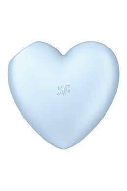 Вакуумний стимулятор-серце з вібрацією Satisfyer Cutie Heart Blue SO6287 фото