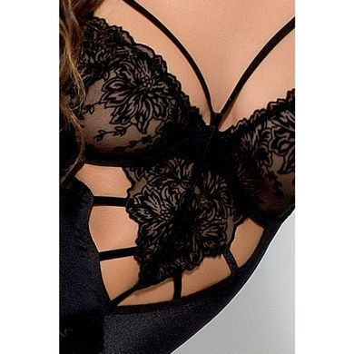 Боди монокини Passion Exclusive HAYA BODY XXL/XXXL, black PS22932 фото