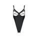 Боди из экокожи Passion CELINE BODY XXL/XXXL, black, с доступом, открытый SO6405 фото 5