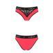 Трусики с широкой резинкой и кружевом Passion PS001 PANTIES XL, red-black SO4170 фото 4