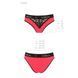 Трусики с широкой резинкой и кружевом Passion PS001 PANTIES XL, red-black SO4170 фото 5