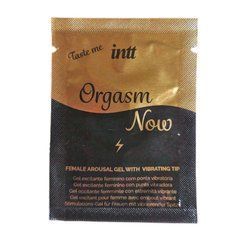 Пробник збуджувального гелю-вібратора для клітора 2-в-1 Intt Orgasm Now (2 мл) SO9436 фото
