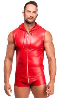 Мужской жилет с капюшоном Noir Handmade H096 Ignite hooded vest S SX4212 фото