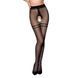 Колготки з відкритим доступом, контрастна подвійна резинка Passion TIOPEN 015 3/4 (20 den), black SO5828 фото 1