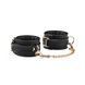 Наручники з ланцюжком Liebe Seele Black Organosilicon Wrist Cuff, екошкіра SO9485 фото 1