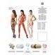 Бодистокинг Passion BS053 white, комбинезон, имитация чулок и пояса PBS053W фото 5