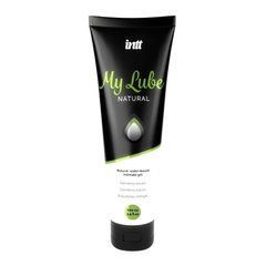 Лубрикант на водній основі Intt My Lube Natural, 100 мл, натуральний склад, без запаху, нелипкий SX0724 фото