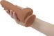 Фаллоимитатор ADDICTION Steven 7.5" Silicone Dong Caramel, вибропуля в подарок SX3155 фото 7