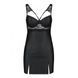 Бэби-долл из эко-кожи и кружева Passion LOONA CHEMISE L/XL, black SO5358 фото 5