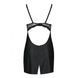 Бэби-долл из эко-кожи и кружева Passion LOONA CHEMISE L/XL, black SO5358 фото 6