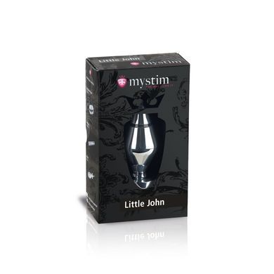 Металлическая анальная пробка Mystim Little John для электростимулятора, диаметр 4см SX3194 фото