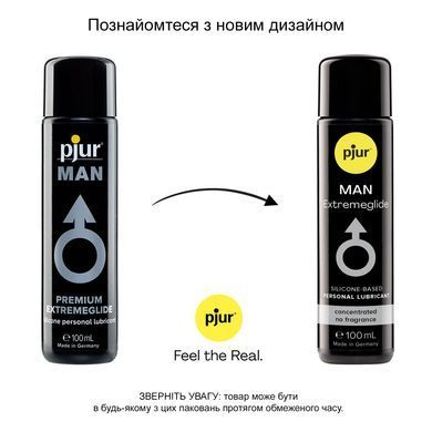 Лубрикант на силиконовной основе pjur MAN Extremeglide 100 мл, густой, долгоиграющий, экономный PJ10640 фото