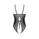 Боди с ажурным декором и открытым шагом Passion URSULA BODY L/XL, black SO5829 фото 4