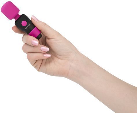 Мини-вибромассажер PalmPower Pocket с чехлом на молнии, водостойкий, перезаряжаемый, длина 9 см SO2735 фото
