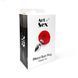 Металлическая анальная пробка М Art of Sex - Metal Butt plug Rabbit Tail Red, диаметр 3,4 см SO6963 фото 4