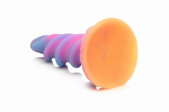 Фэнтезийный фаллоимитатор Creature Cocks Glow-in-the-Dark Unicorn Dildo, светится в темноте, 20,6 см SX2205 фото